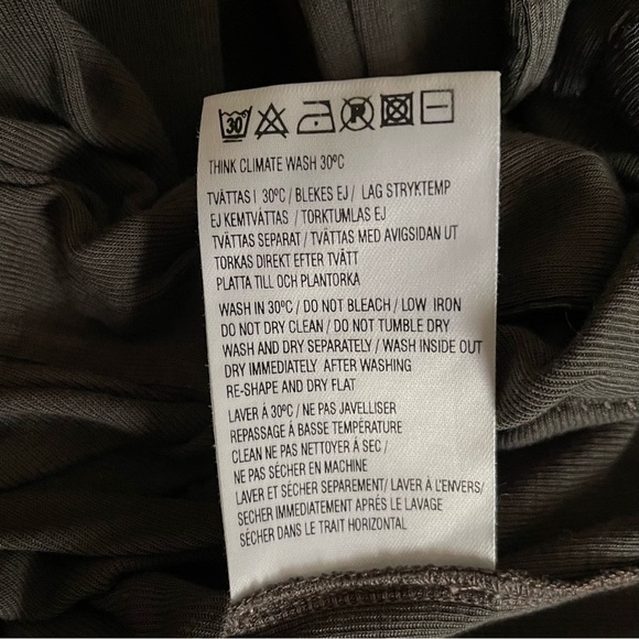 Acne Studios Cardigan Sweater Frank Button Long Sleeve Casual Preppy Green M - Picture 11 of 12